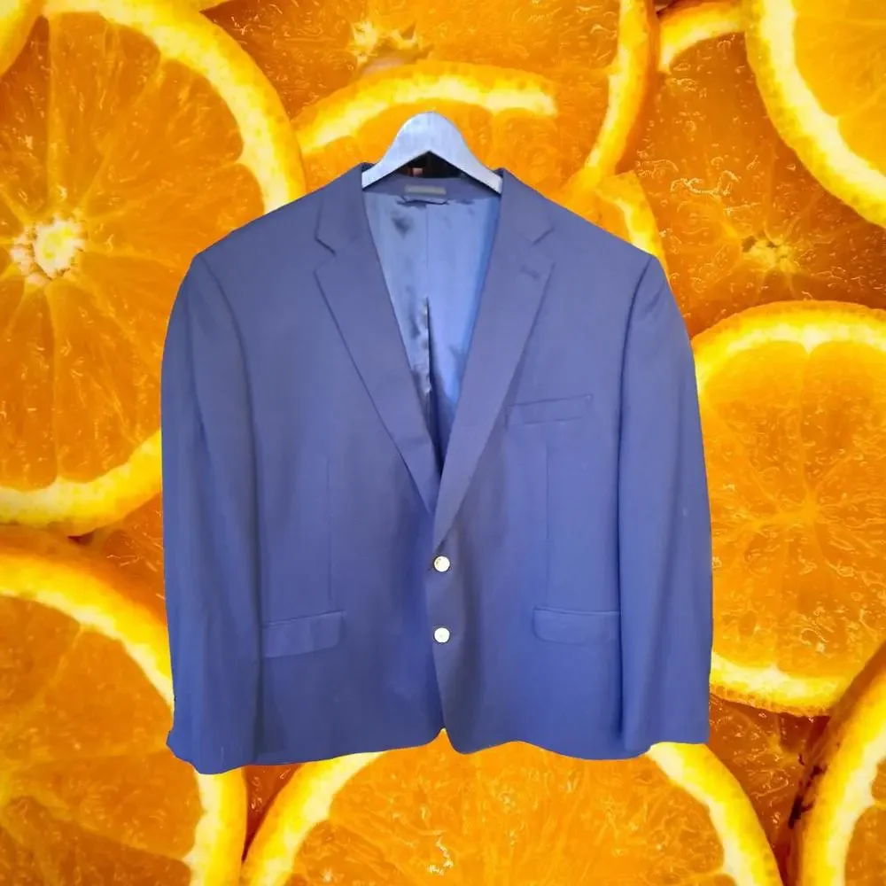 Lauren Ralph Lauren Blue 2 Gold‎ Button Blazer 50R